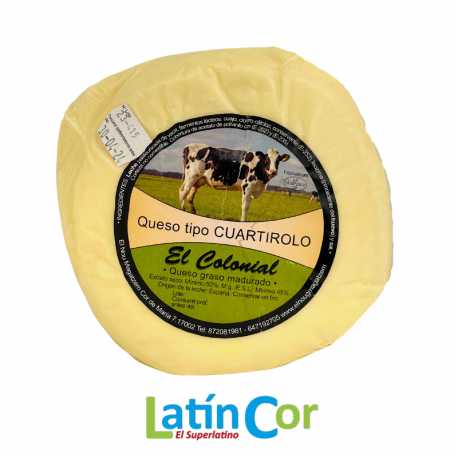 QUESO TIPO CUARTIROLO EL COLONIAL X 1 KG