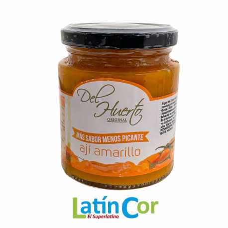 PASTA DE AJÍ AMARILLO SUAVE DEL HUERTO X 213 G