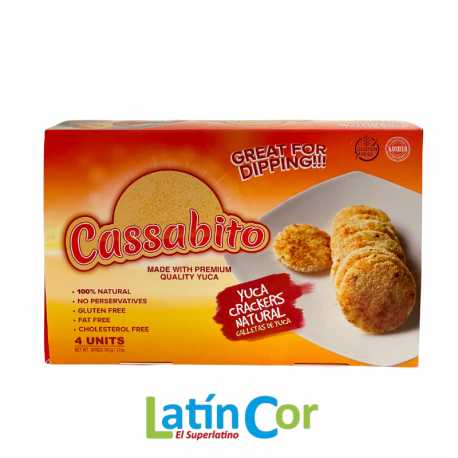 GALLETAS DE YUCA CASSABITO X 340 G