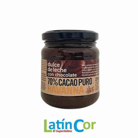 DULCE DE LECHE CON CACAO 70% HAVANNA X 250 G