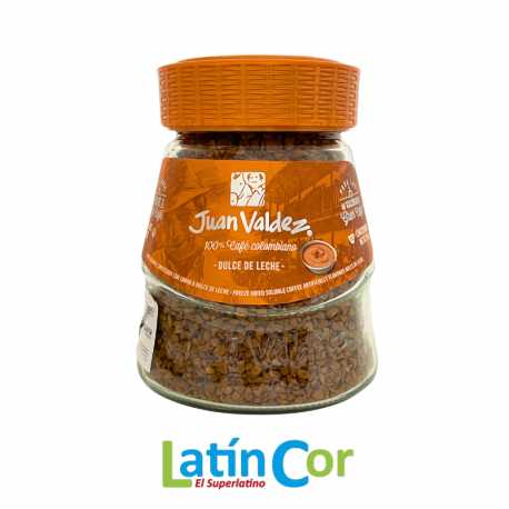 CAFE JUAN VALDEZ SOLUBLE LIOFILIZADO DULCE DE LECHE X 95 G