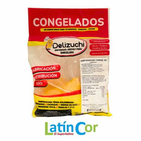EMPANADAS TERNERA DELIZUCHI X 6 UNIDADES (460 G)