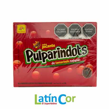 PULPARINDOTS EXTRA PICANTE X 20 UNIDADES (600G)