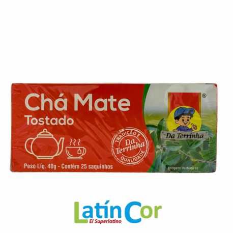 CHA MATE TOSTADO DA TERRINHA X 25 SAQUITOS