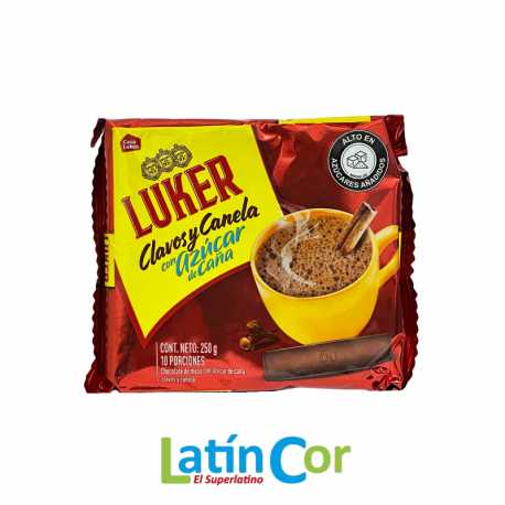 CHOCOLATE LUKER CLAVOS Y CANELA X 250G