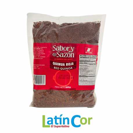 QUINUA ROJA SABOR Y SAZON X 500 G