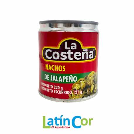 JALAPEÑOS NACHOS LATA X 220 GRS COSTEÑA 