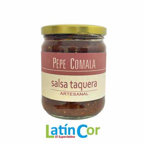 SALSA TAQUERA ARTESANAL PEPE COMALA X 465 G