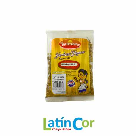 MANZANILLA INTERTROPICO X 20 G
