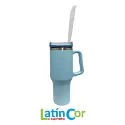 TAZA TERMICA CELESTE X 1LT 