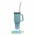 TAZA TERMICA CELESTE X 1LT 