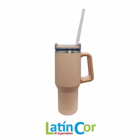 TAZA TERMICA SALMÓN X 1LT 