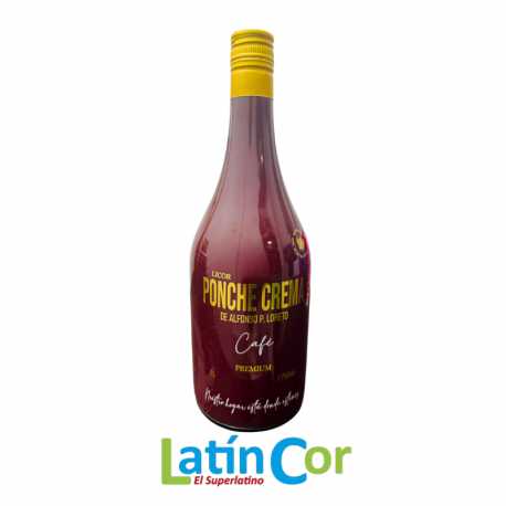 LICOR PONCHE CREMA DE CAFÉ X 1L