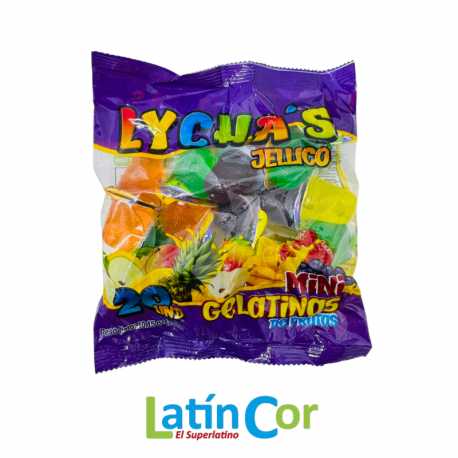 GELATINA JELLICO DISPLAY X 20 UNIDADES (288 G)