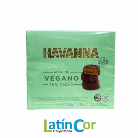 ALFAJORES HAVANNA VEGANO 280 G X 4 UNIDADES
