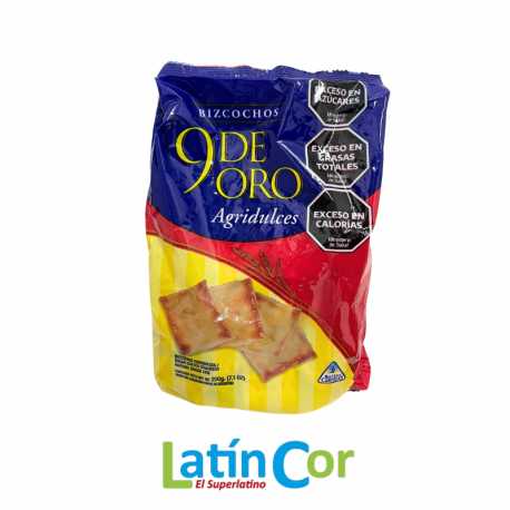BIZCOCHOS 9 DE ORO AGRIDULCE