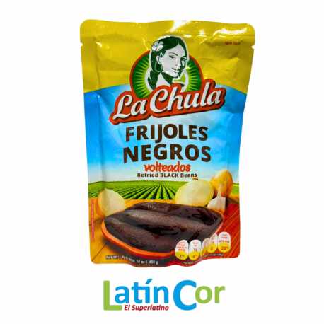 FRIJOLES NEGROS VOLTEADOS X400G