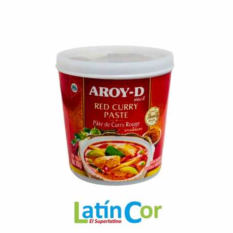 PASTA DE CURRI ROJA AROY-D X 400 GRS 