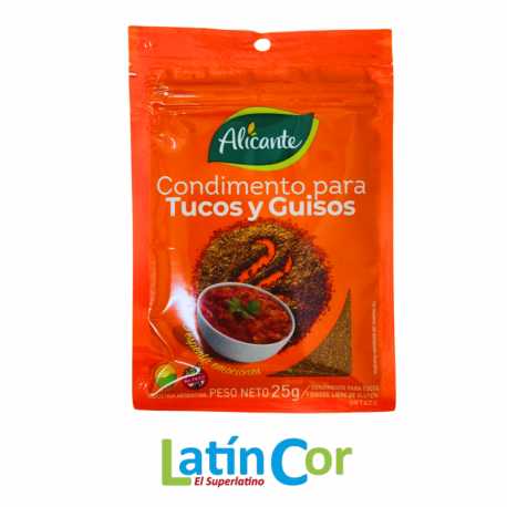 CONDIMENTO TUCOS Y GUISOS ALICANTE 25G