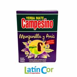 YERBA MATE CAMPESINO MANZANILLA Y ANIS X 500 G