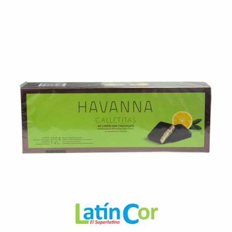 GALLETAS DE LIMON CON CHOCOLATE HAVANNA X 6 UNIDADES