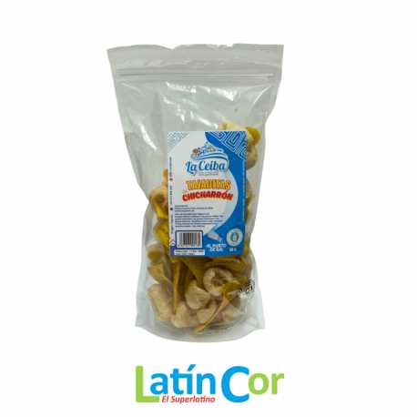 TAJADITAS CON CHICHARRON NATURAL LA CEIBA 90G