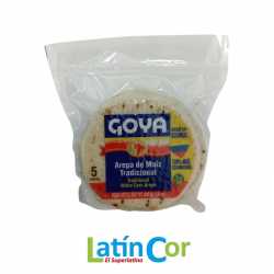 AREPA GOYA MAIZ BLANCO X5 REFRIGERADA