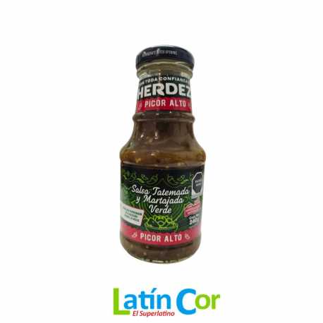 SALSA VERDE TATEMADA Y MARTAJADA HERDEZ 240G